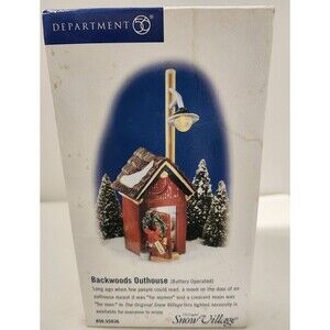 DEPARTMENT 56 BACKWOODS OUTHOUSE 56.55036